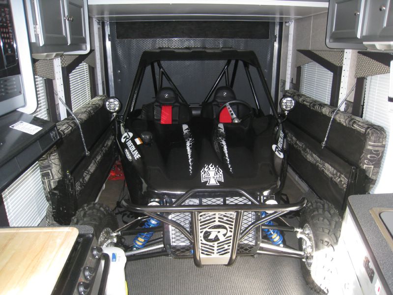 Riot inside Toy Hauler - it FITS!