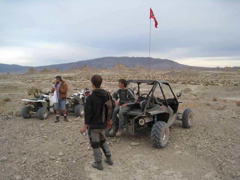 Second ride to the Trona Pinnacles