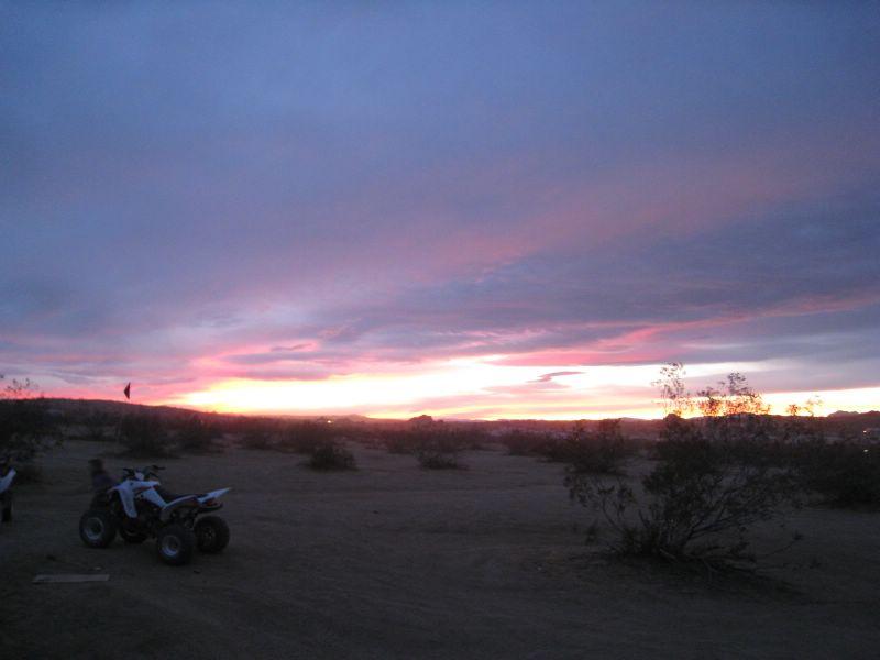 40 mile trip ended at sunset...phew